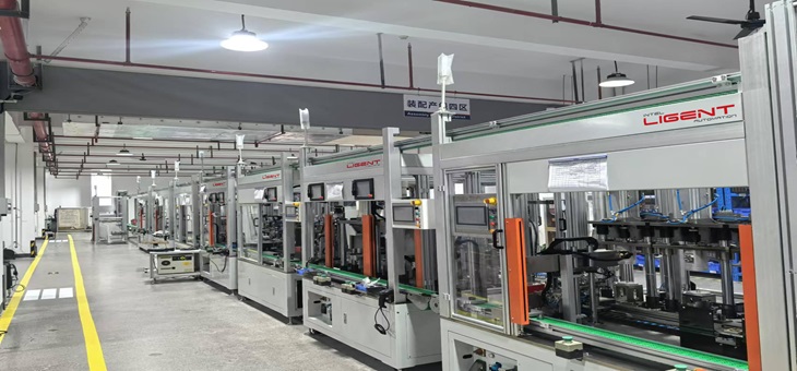 Automatic assembly and testing lines for solenoid valves